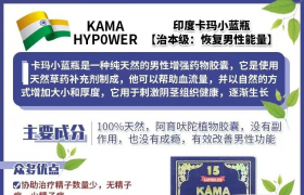 印度双效提升小棕瓶，小蓝瓶，男士的肾脏补充剂精力提升